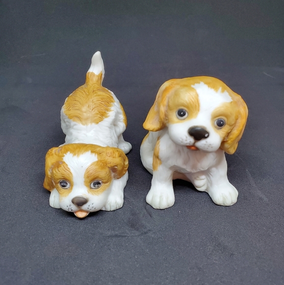 Vintage Homco Dog Figurines #1407 - Picture 1 of 9